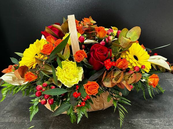 Flowers delivered to customer