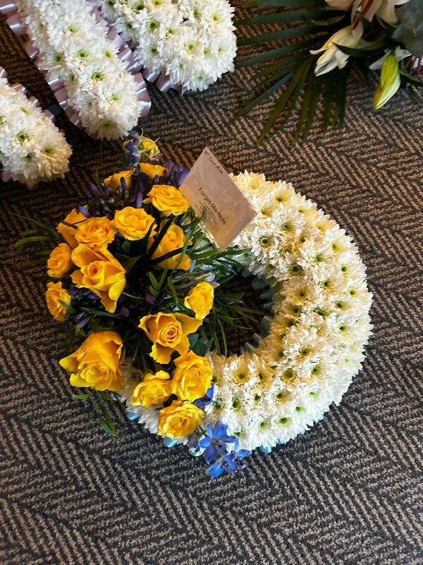 Flowers delivered to customer