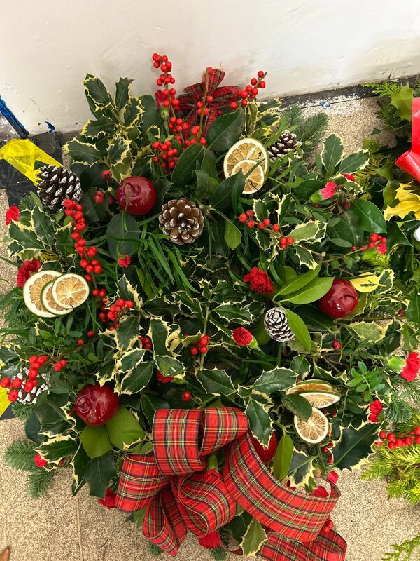 Flowers delivered to customer