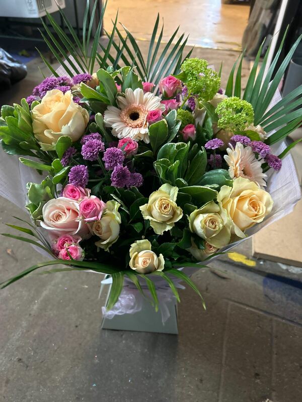 Flowers delivered to customer