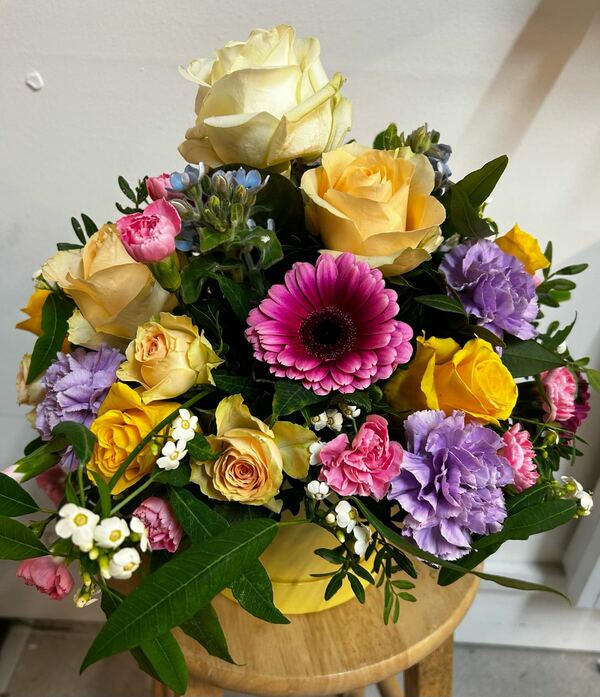 Flowers delivered to customer