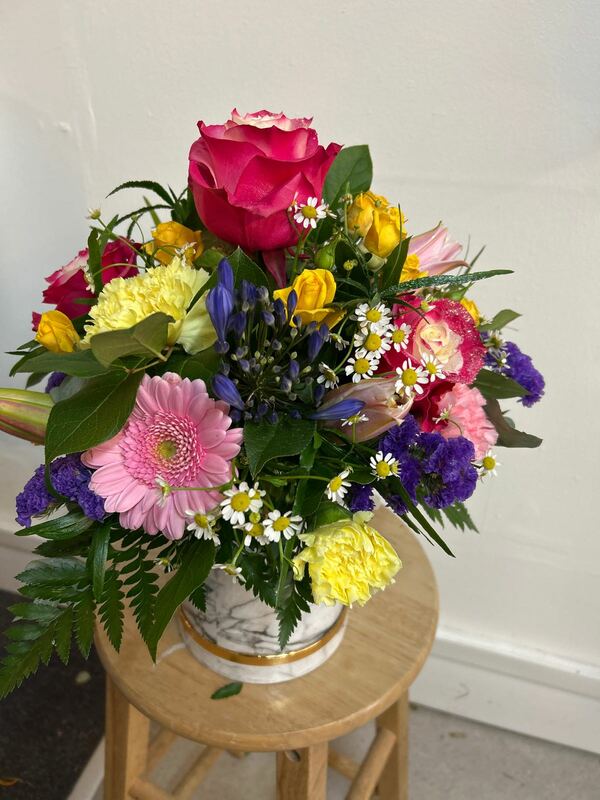 Flowers delivered to customer