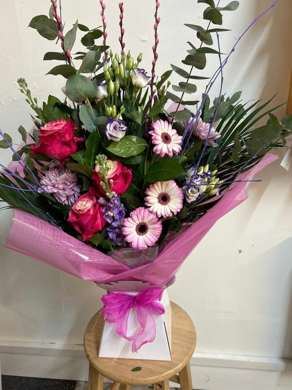 Flowers delivered to customer
