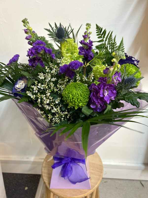 Flowers delivered to customer