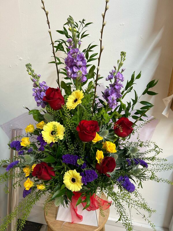Flowers delivered to customer
