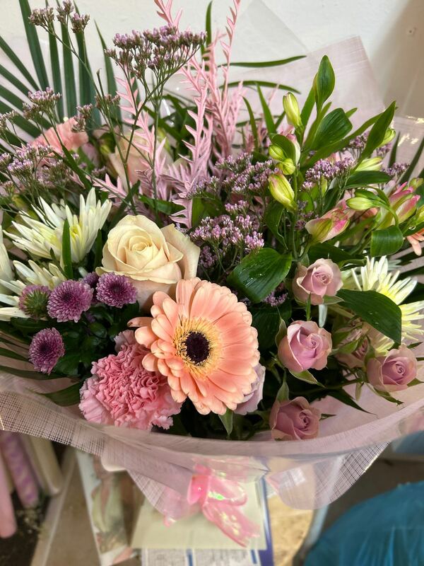 Flowers delivered to customer