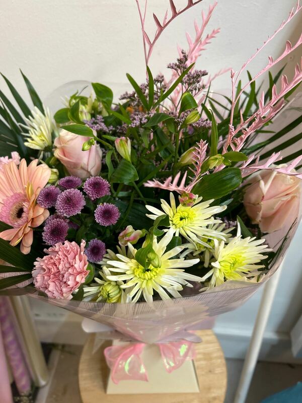 Flowers delivered to customer