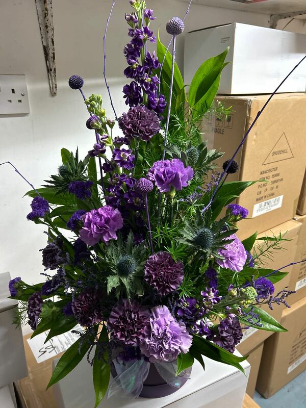 Flowers delivered to customer