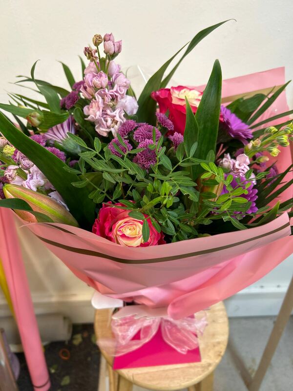 Flowers delivered to customer