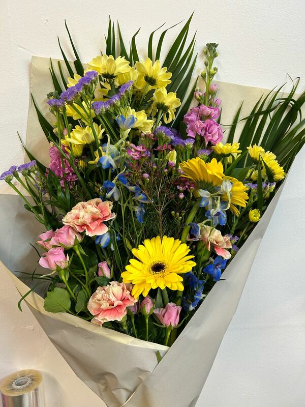 Flowers delivered to customer