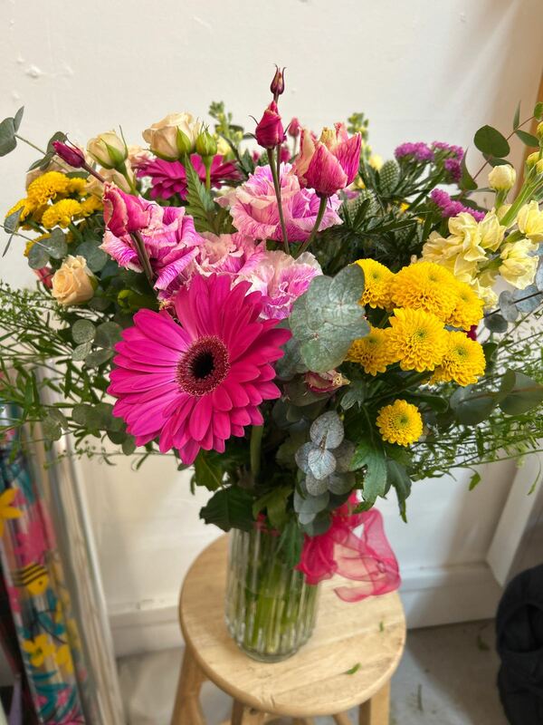 Flowers delivered to customer