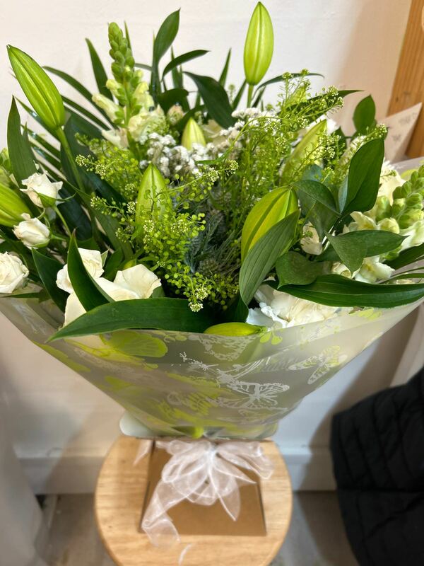 Flowers delivered to customer
