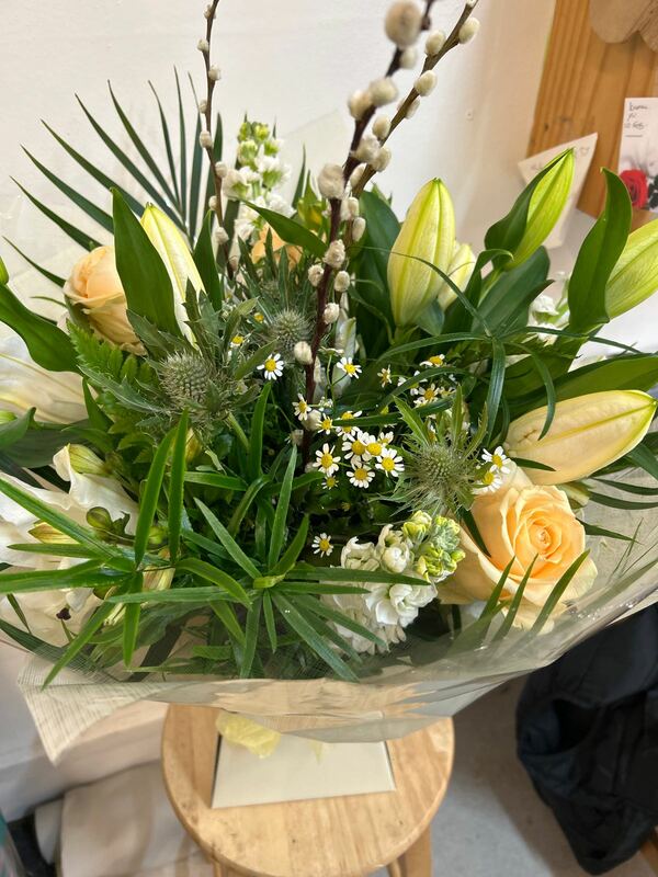 Flowers delivered to customer