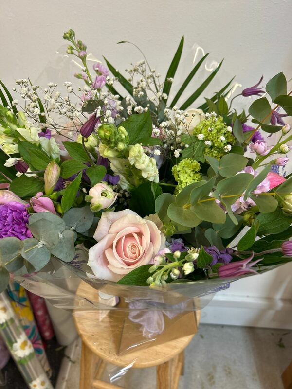 Flowers delivered to customer
