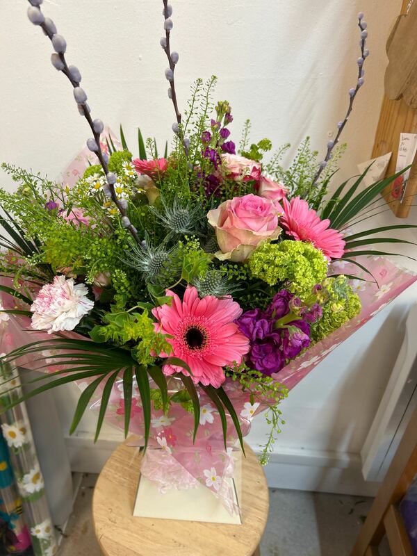 Flowers delivered to customer