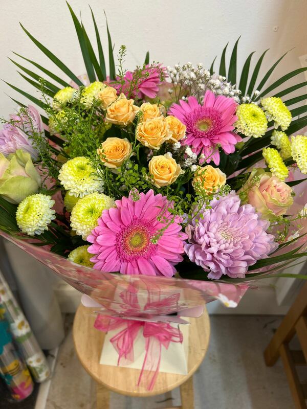 Flowers delivered to customer