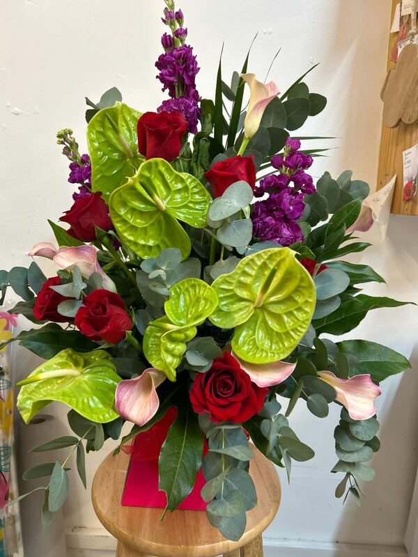 Flowers delivered to customer