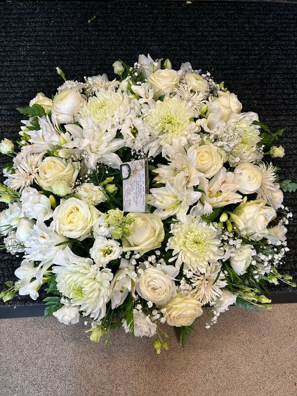 Flowers delivered to customer