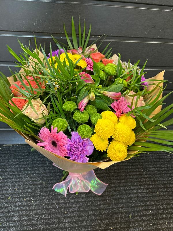 Flowers delivered to customer