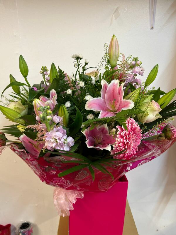 Flowers delivered to customer
