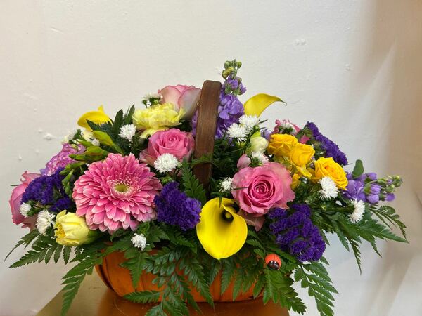 Flowers delivered to customer