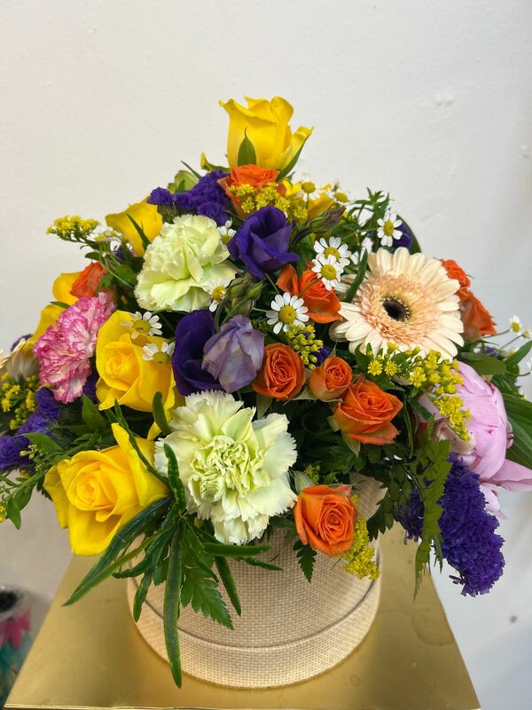 Flowers delivered to customer