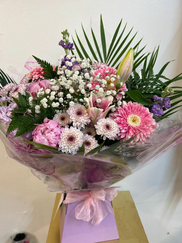 Flowers delivered to customer