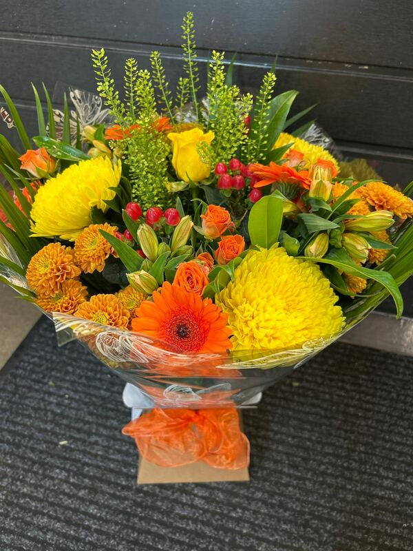 Flowers delivered to customer