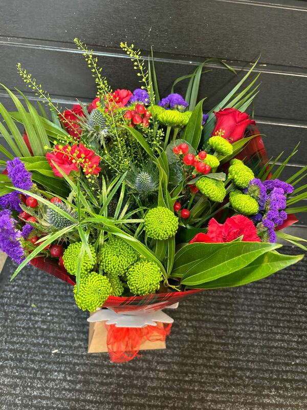 Flowers delivered to customer