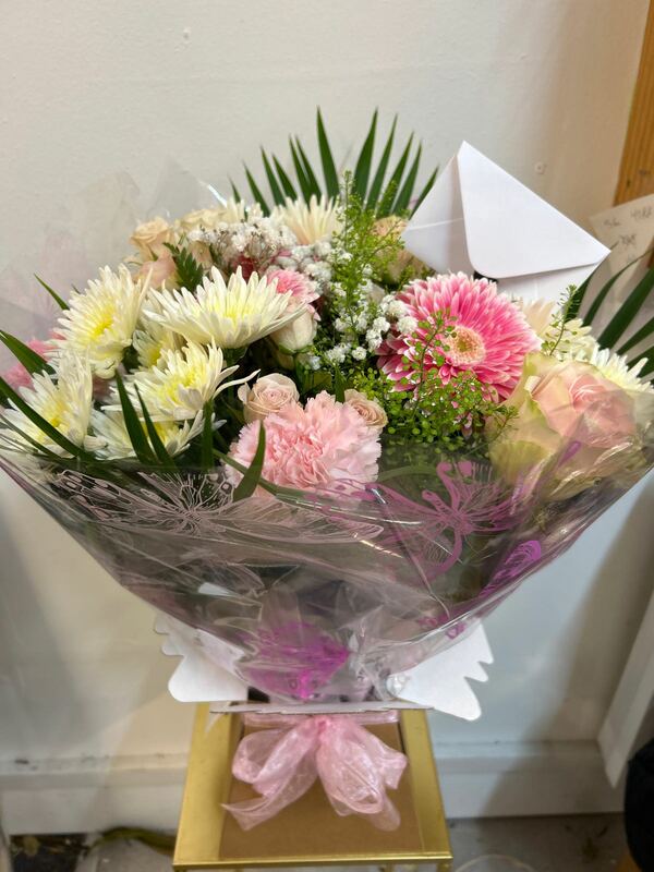 Flowers delivered to customer
