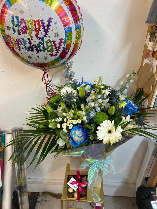 Flowers delivered to customer