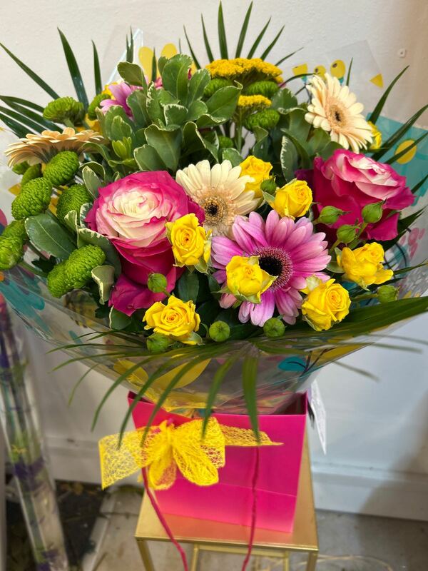 Flowers delivered to customer