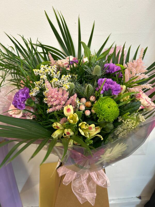 Flowers delivered to customer