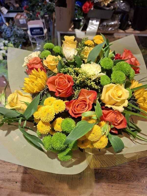 Flowers delivered to customer