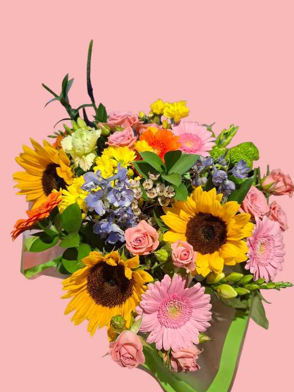 Flowers delivered to customer