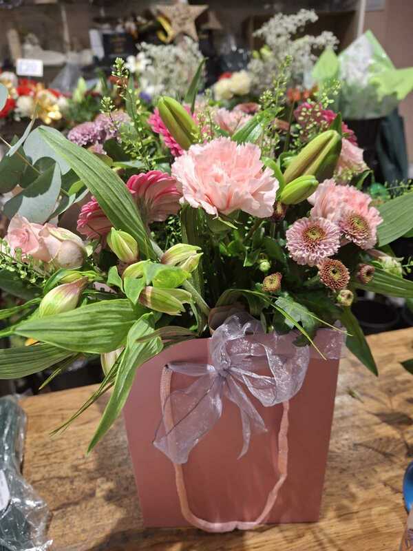 Flowers delivered to customer