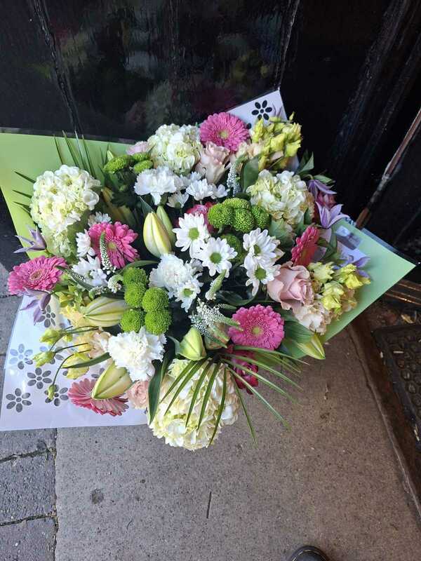 Flowers delivered to customer