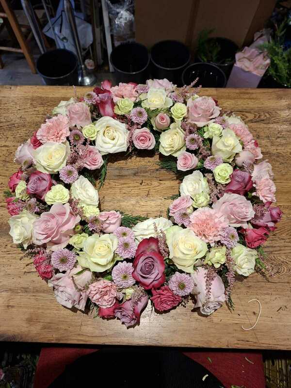 Flowers delivered to customer