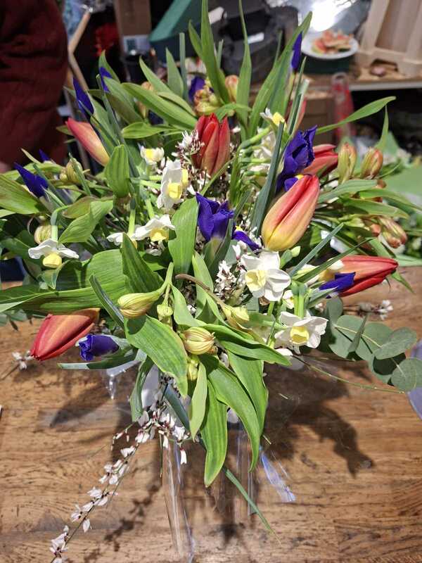 Flowers delivered to customer