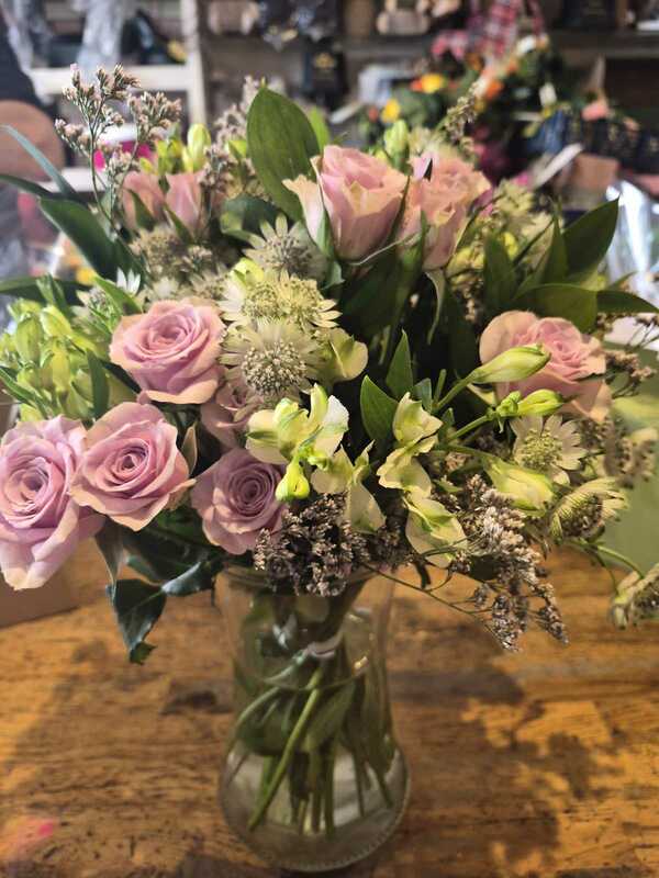 Flowers delivered to customer