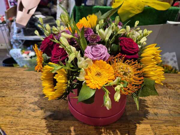 Flowers delivered to customer