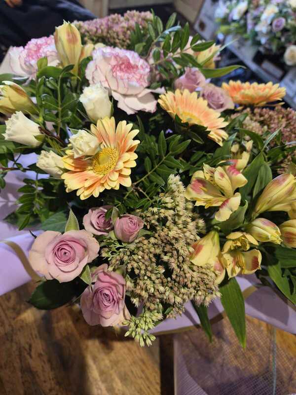 Flowers delivered to customer