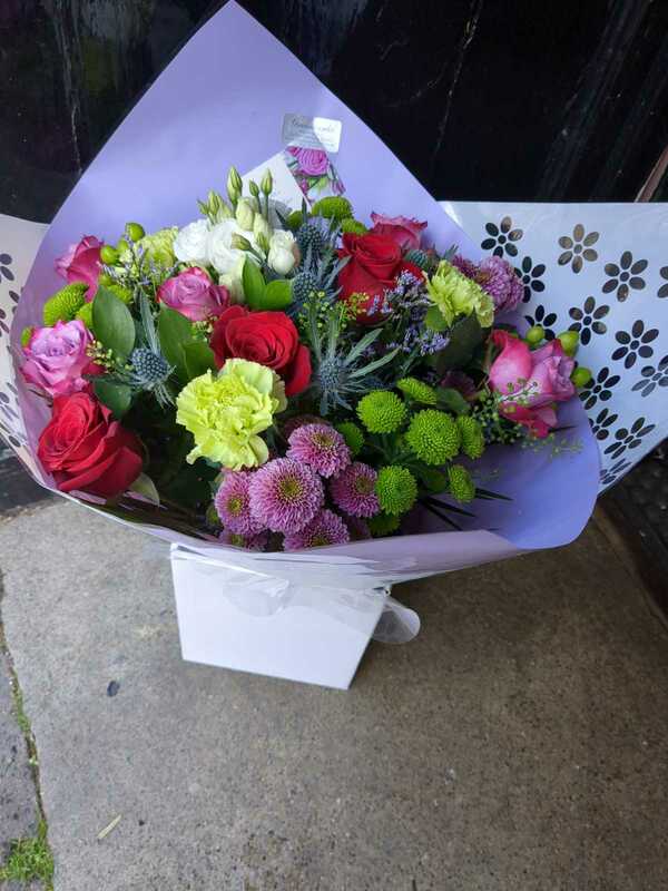 Flowers delivered to customer