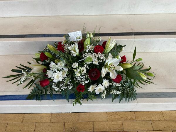 Flowers delivered to customer