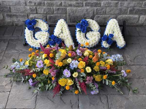 Flowers delivered to customer