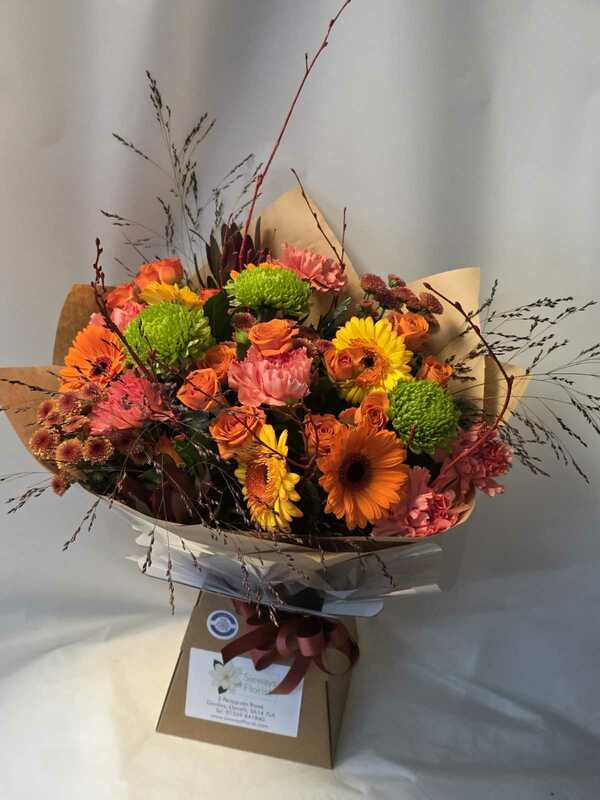 Flowers delivered to customer