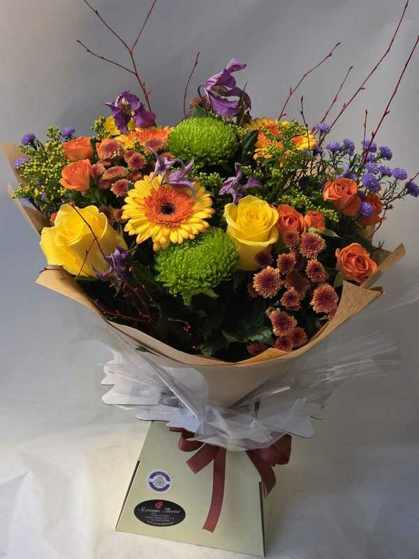 Flowers delivered to customer