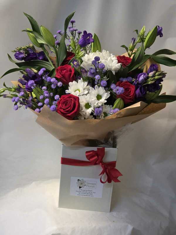 Flowers delivered to customer