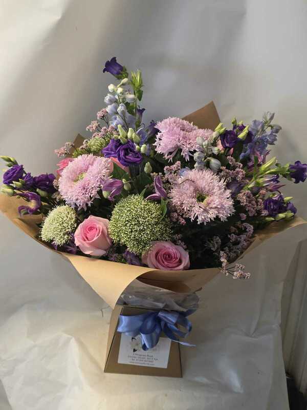 Flowers delivered to customer