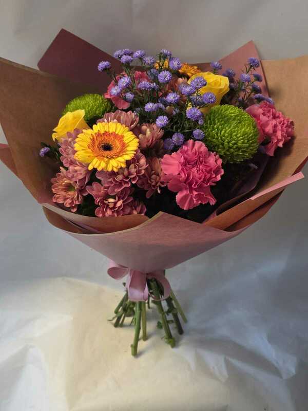 Flowers delivered to customer